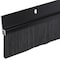 Randall 7' Black Aluminum Brush Door Sweep For Gap Up To 1 1/2" 7 FT BS-220-BLK - alternate 1